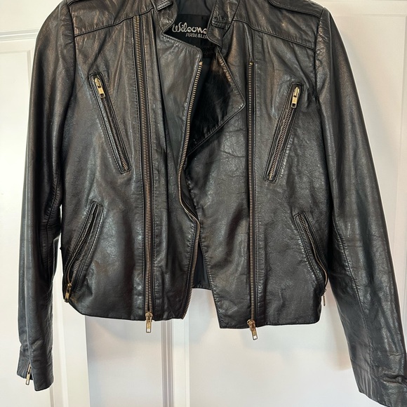 Vintage Wilson Suede & Leather Black Genuine Leather Moto Jacket - Picture 1 of 7
